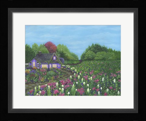 Framed Royal Cottage &amp; Garden Print