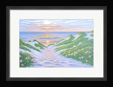 Framed Dune Descent III Print