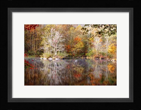 Framed Autumn's Peak Print