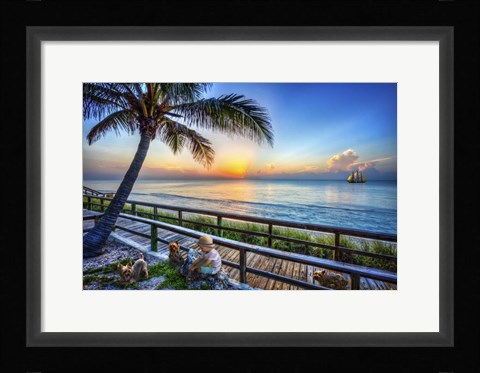 Framed End of Day Play Print