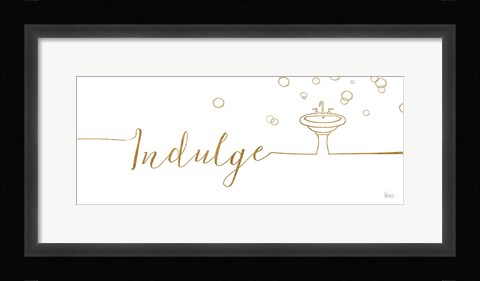 Framed Underline Bath III Print