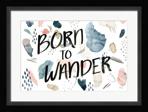 Framed April Showers Inspiration VI Print