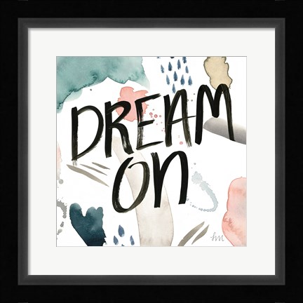 Framed April Showers Inspiration IV Print