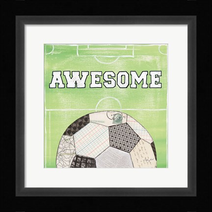 Framed On the Field IV Awesome Print