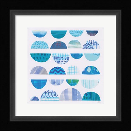 Framed Half Moon Abstract II Print