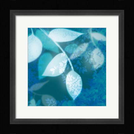 Framed Ink Leaves I Print