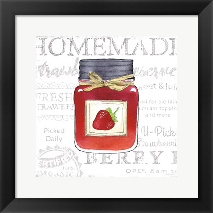 Framed Canning Kitchen I Print