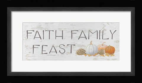 Framed Beautiful Bounty Sign III Print