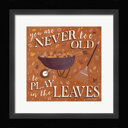 Framed Autumn Enchantment VII Print