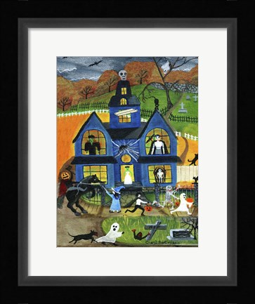 Framed House of Frankenstein Print
