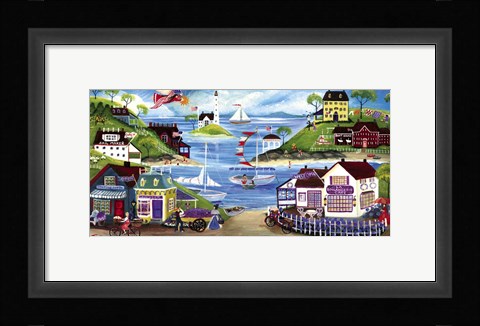 Framed Lovely Seaside Print