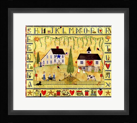 Framed Where Your Treasure Is There Will Your Heat Be Print