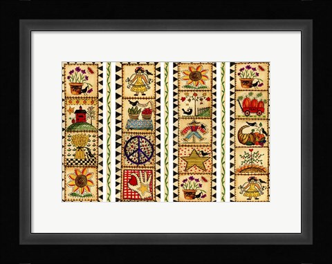 Framed Gather Together Stripe Print