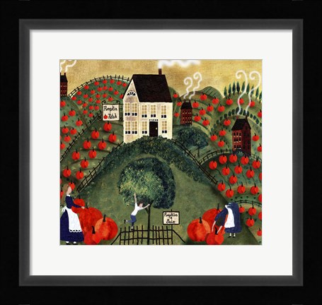 Framed Pumpkin Hill Farm Print