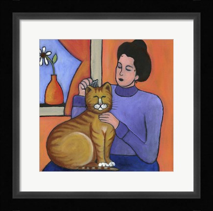 Framed Pretty Kitty Print