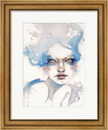 Framed In The Shallows (Water Nymph) Print