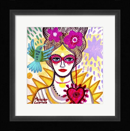 Framed Lady Antoniette Print