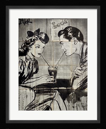 Framed Soda 2 Print