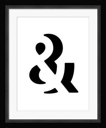 Framed Ampersand Print