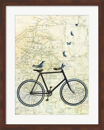 Framed Bike Country Print