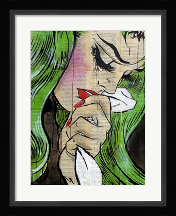 Framed Pop Cry Print