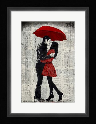 Framed Rain Kisses Print