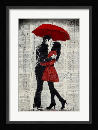 Framed Rain Kisses Print