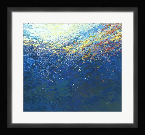 Framed Beneath a Sunset Print