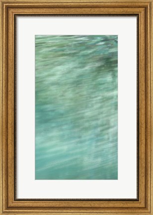 Framed Lake Trail Edge Print