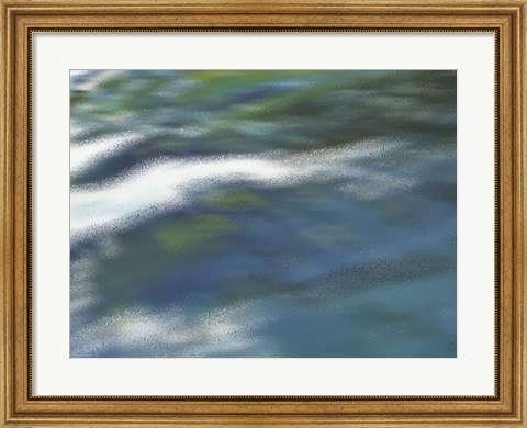 Framed Rain on Tide Print
