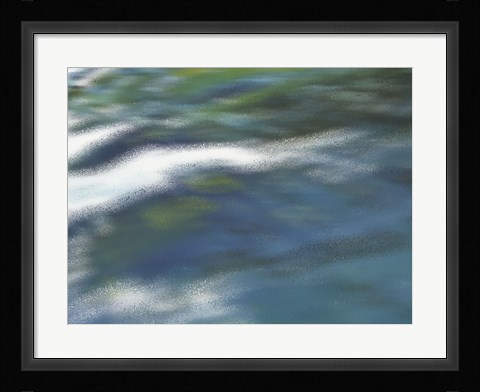 Framed Rain on Tide Print