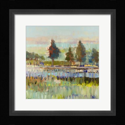 Framed Colorful Fields Print