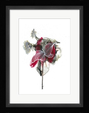 Framed Abstractions of the Heart Print