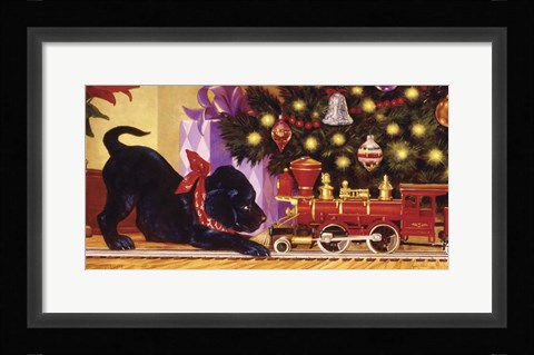 Framed Lab XMAS Print