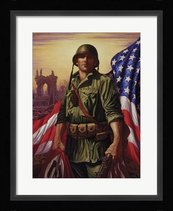 Framed Liberty Print