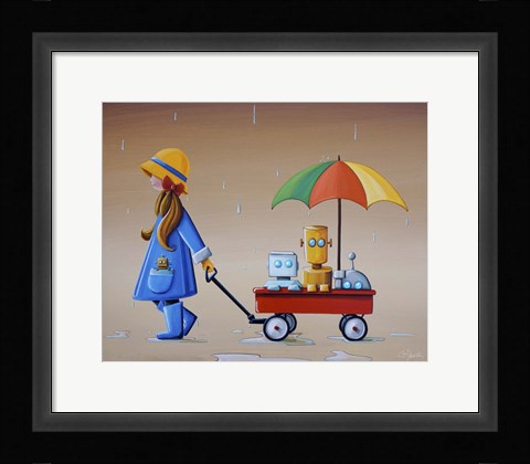 Framed Just Another Rainy Day Print