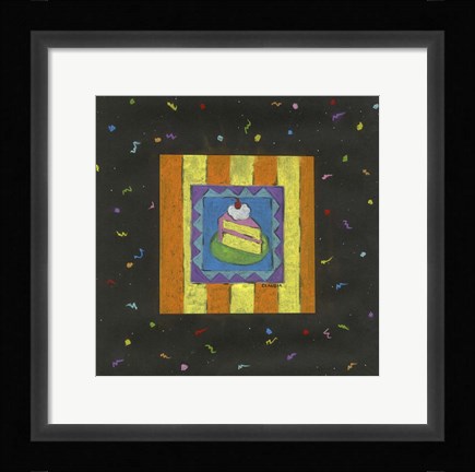 Framed BIrthday Cake Print