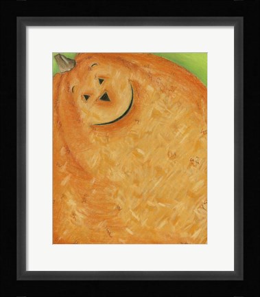 Framed Pumpkin Smile Print