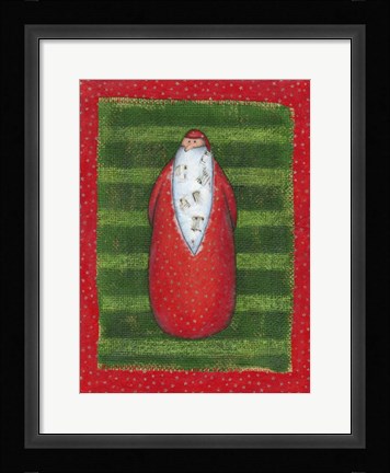 Framed Santa II Print