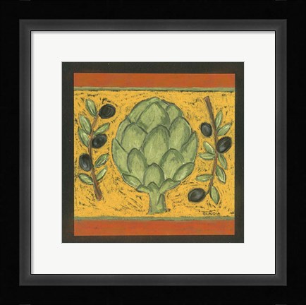 Framed Tuscan Artichoke Print