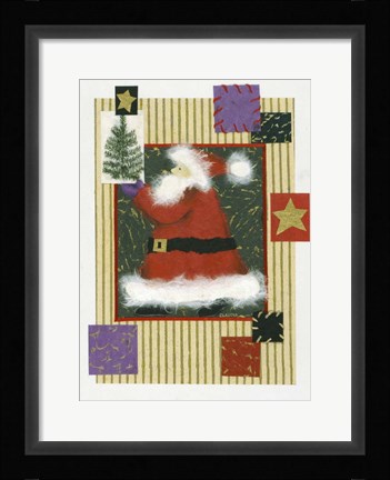 Framed Santa Print