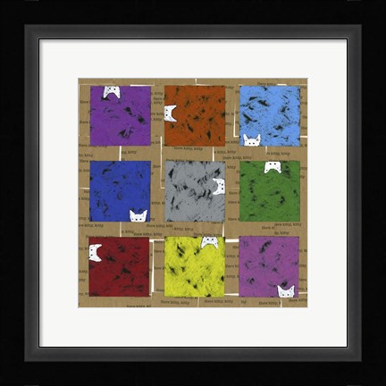 Framed Kitties Print