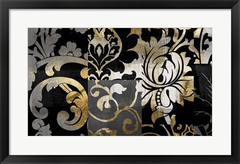 Framed Damask Defined Print