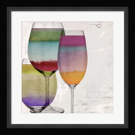 Framed Cafe Prism I Print