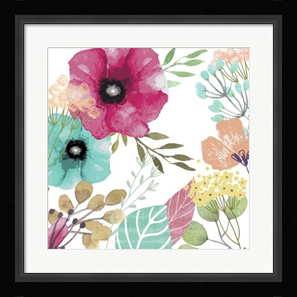 Framed Posy 1 Print