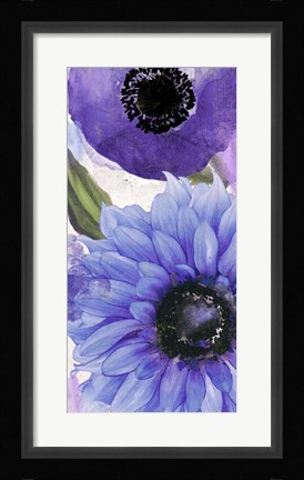 Framed Blue then Yellow I Print