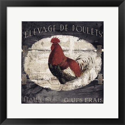 Framed Campagne IV Print