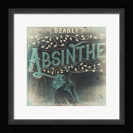 Framed Absinthe Print