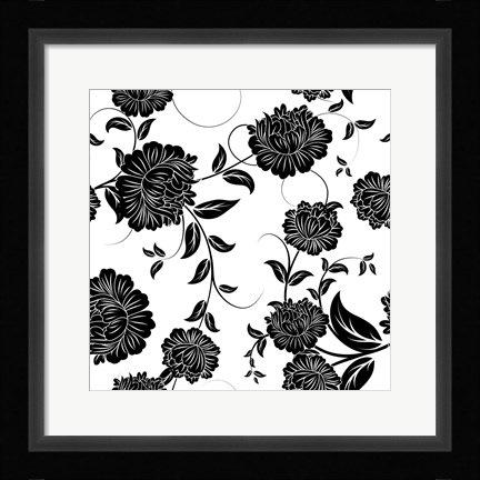 Framed Ceil Jaune Pattern 1 Print