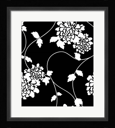 Framed Ceil Jaune Pattern 4 Print